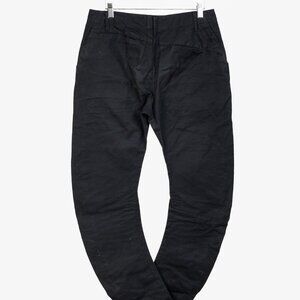 Song for the Mute SS/13 Black Cotton Curved-Leg Trousers